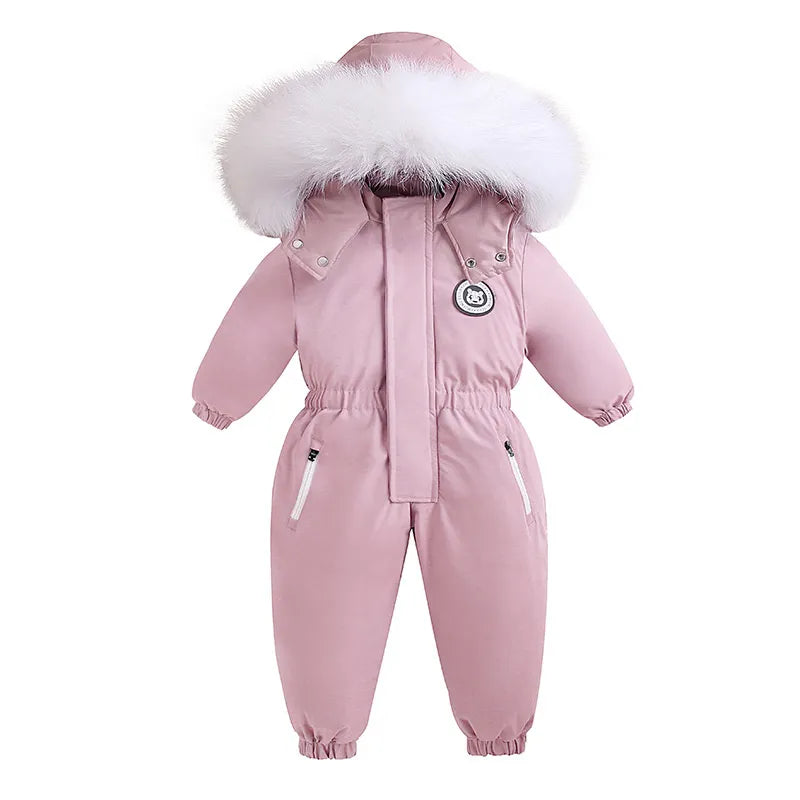 Baby Clothes Thicken Warm Jumpsuits Snowsuits - Little Dreamers Kingdom