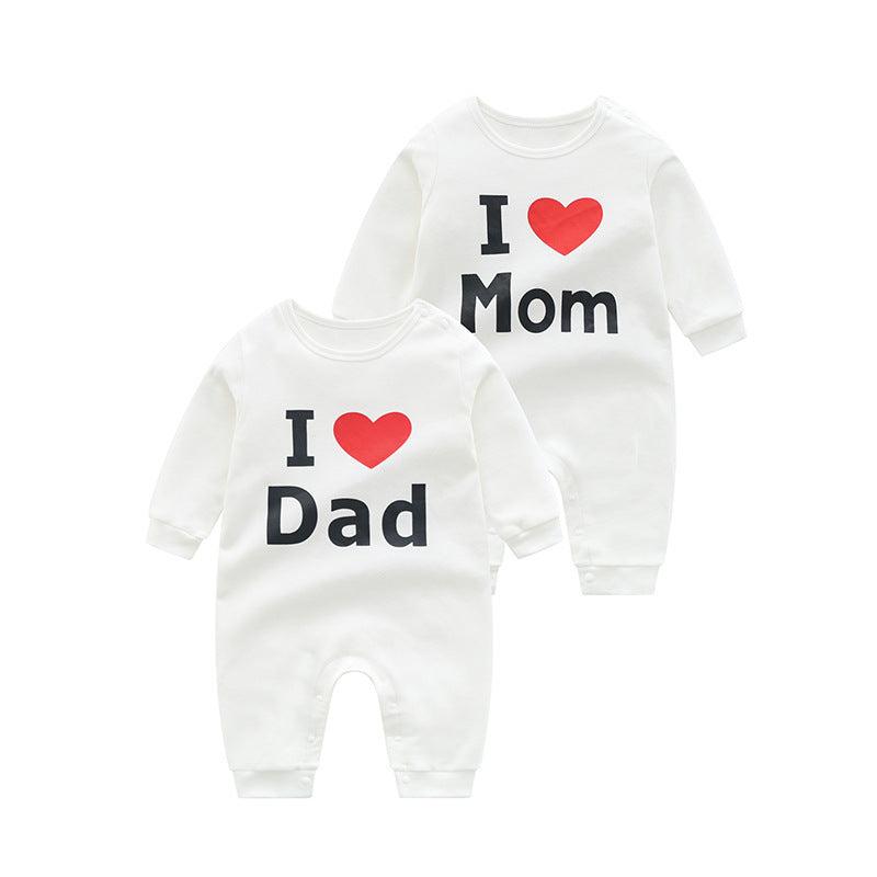 Newborn Baby "I love Mom/Dad" Onesie