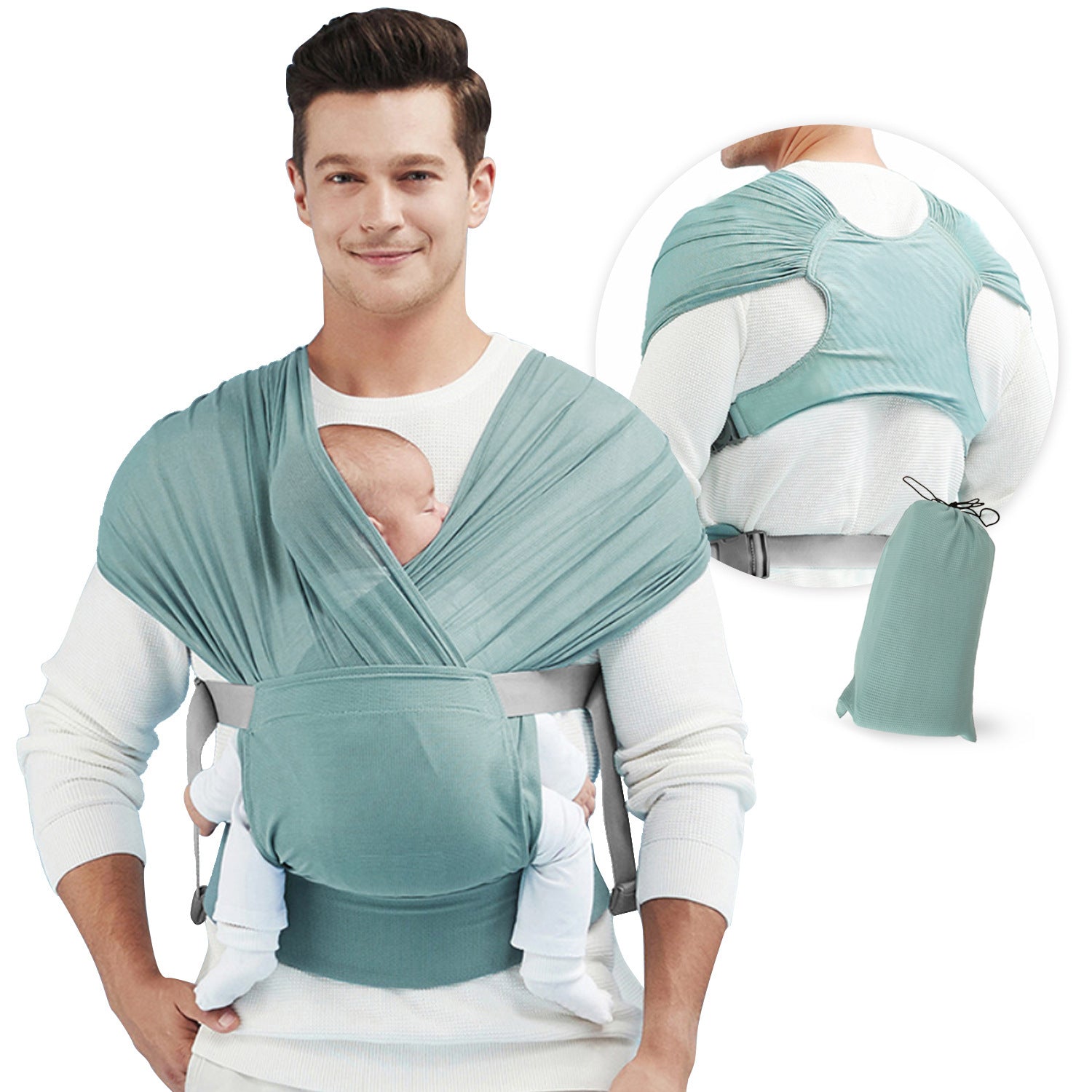 Cozy Baby Sling With Light Hands To Encourage Sleep for Newborns - Little Dreamers Kingdom